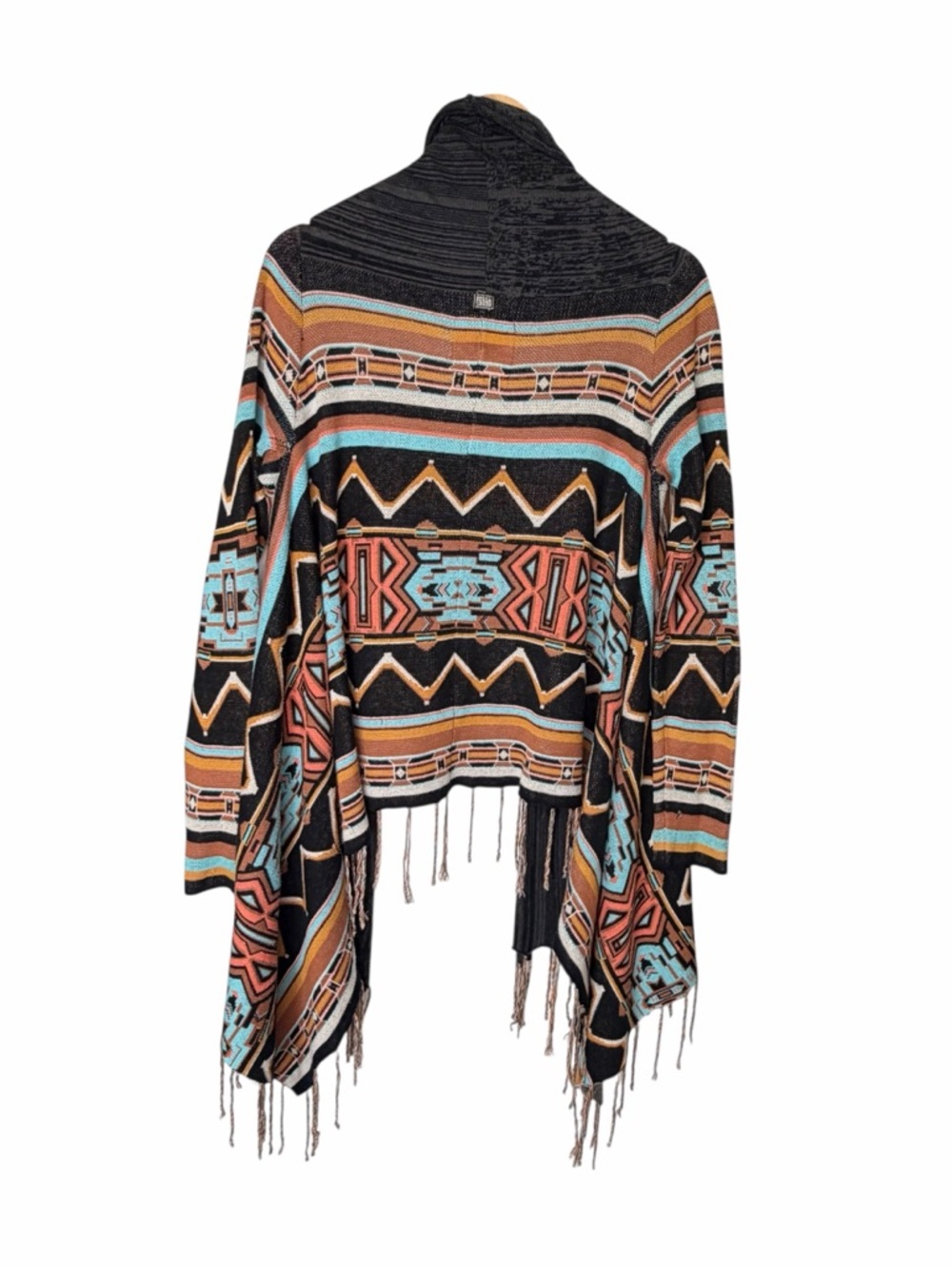 BILLABONG OPEN FRONT CARDIGAN SWEATER SIZE LARGE - Picture 3 of 11